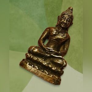 Miniature Brass Buddha Statue 🪷🕉️